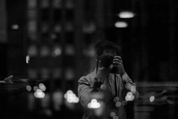  Selfportrait in the office, Luxembourg 2002